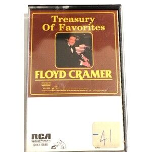 Floyd Cramer - Treasury Of Favorites 1984 Cassette Tape RCA Country Piano Album